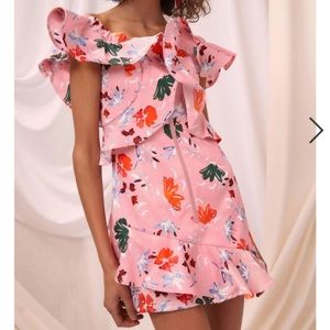 C/MEO Collective Elation dress in pink floral